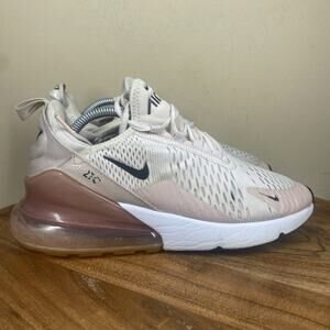 Nike Air Max 270 Low Light Soft Pink Womens Light Pink Size 8 Athletic Shoes